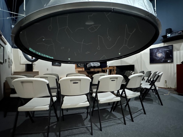 picture of planetarium with chairs