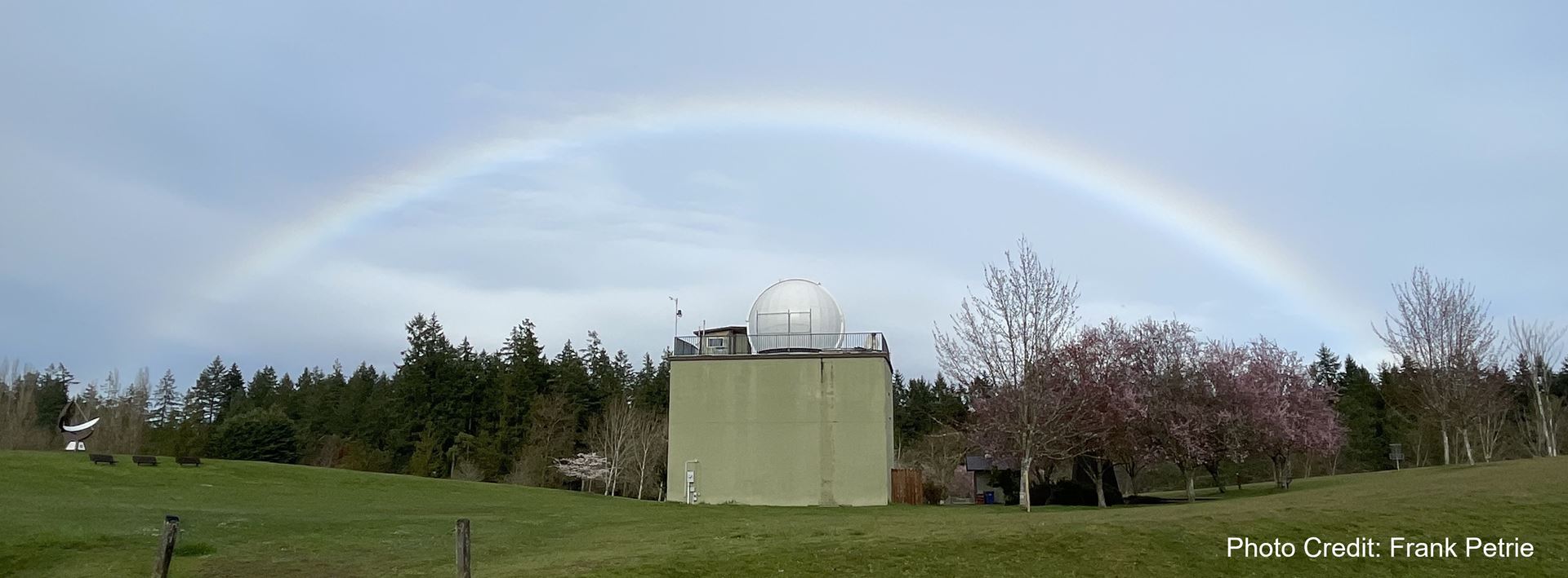 observermasthead BPAA Dome under a rainbow